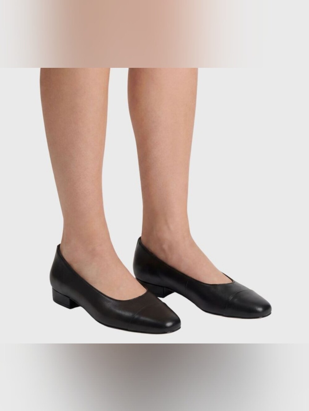 NWT! Vaneli FC-313 Nappa Black Leather Flats Pumps Size 11.5